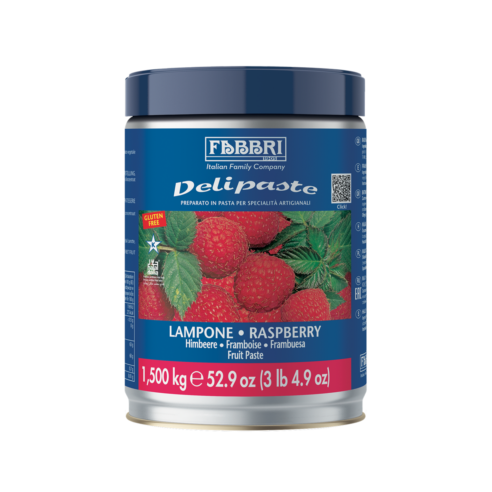 Fabbri Delipaste Raspberry 1.5kg | Raspberry Gelato Paste UAE ...